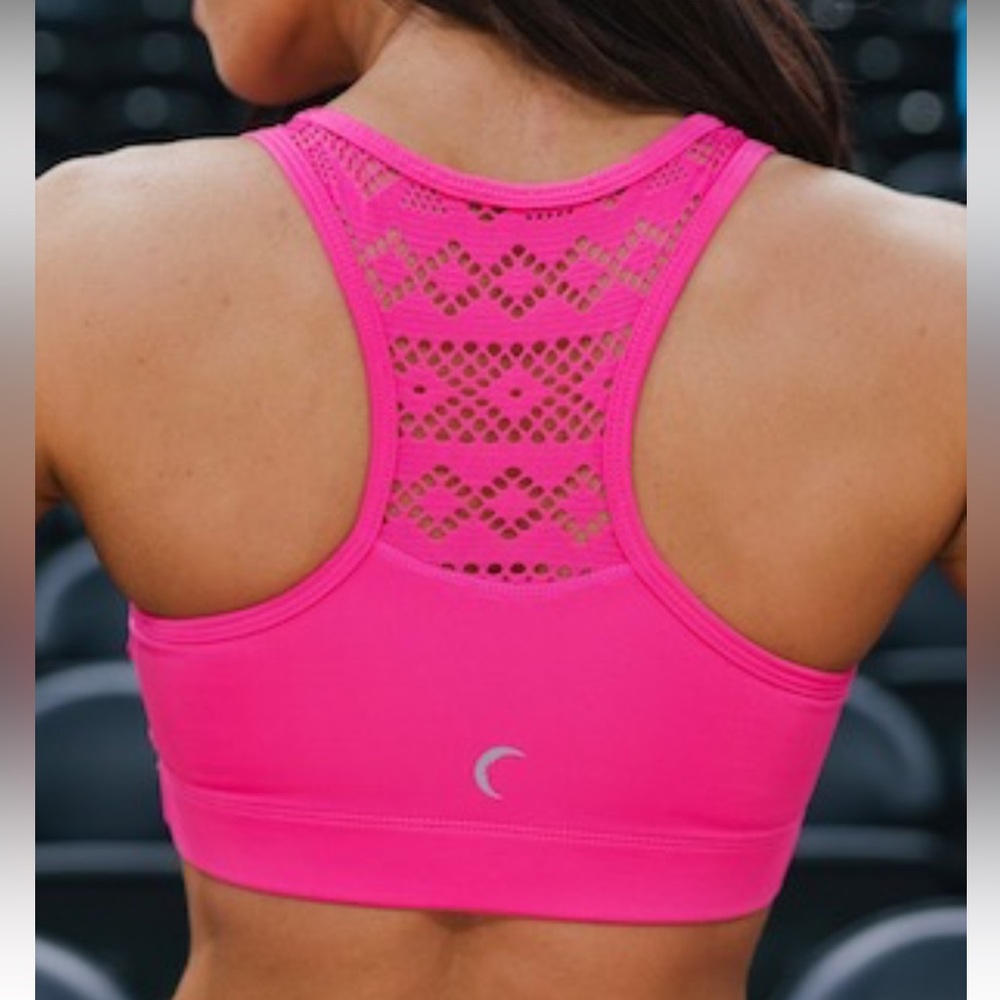 ZYIA Hot Pink Bomber Sports Bra